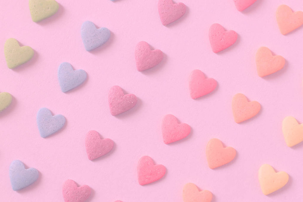 Colorful candy hearts - Photo, Image