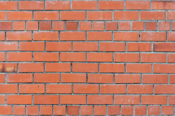 Background image. New brick wall masonry texture - Фото, изображение