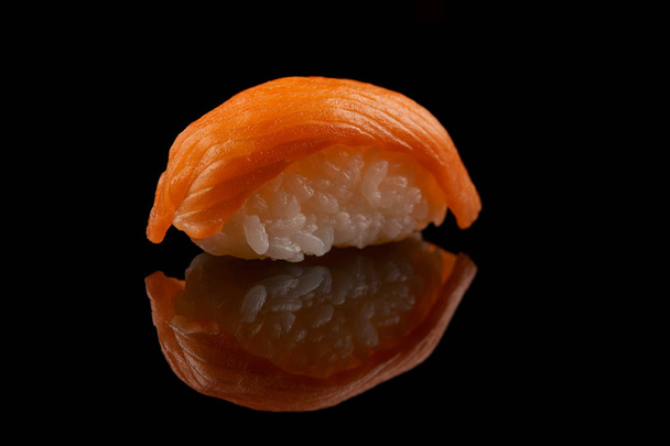 Isolated sushi closeup - Fotoğraf, Görsel