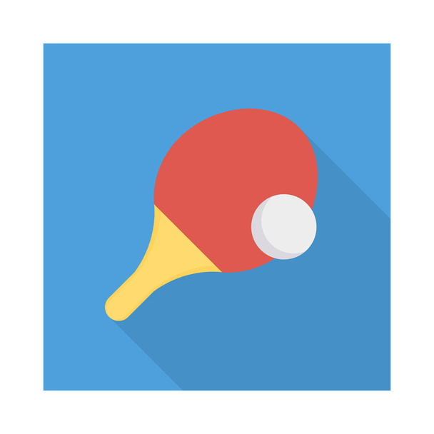 Activity vector flat icon set for ping pong   ,  playing   and  Activity   - Вектор, зображення