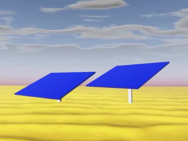 Os painéis solares
 - Filmagem, Vídeo