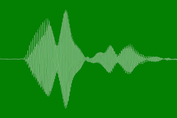 κυματομορφή ήχου από φλοιό σκύλου - Φωτογραφία, εικόνα