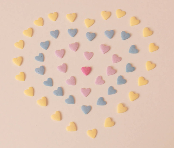 Colorful candy heart - Foto, immagini