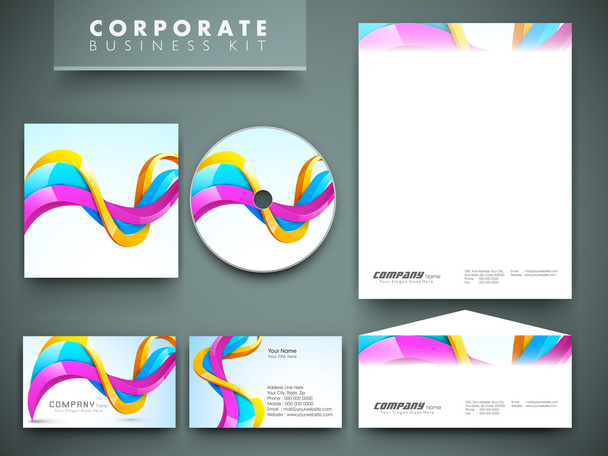 Professional corporate identity kit or business kit for your bus - Vektor, obrázek