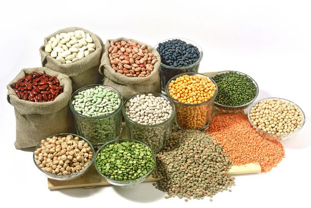 Getreide zum Verkauf auf dem Markt - Foto, Bild