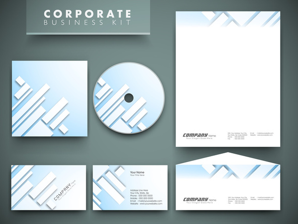 Professional corporate identity kit or business kit for your bus - Διάνυσμα, εικόνα
