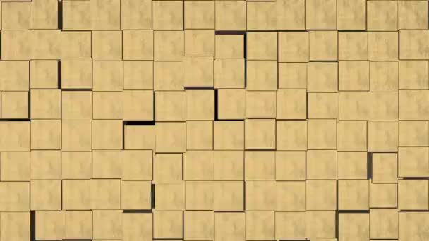 prostorové vykreslení mozaiky dlaždic bezešvých barev s hezkou barvou - Záběry, video