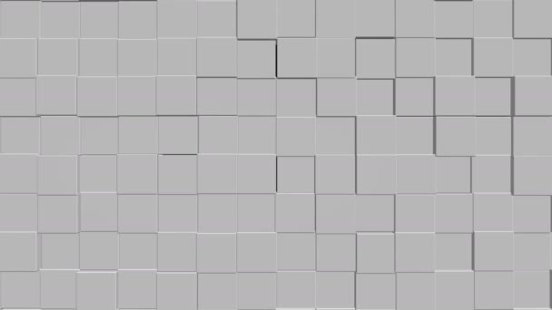 3D rendering van tegels mozaïek naadloze patroon met mooie kleur - Video