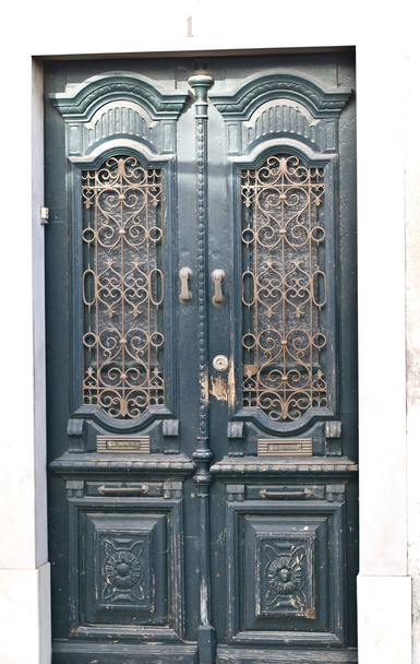 Door of a traditional house -Portugal - Fotoğraf, Görsel