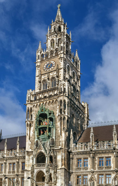 New town hall, Monachium, Niemcy - Zdjęcie, obraz