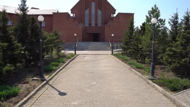 Nur-Sultan Catholic Church 02 - Footage, Video