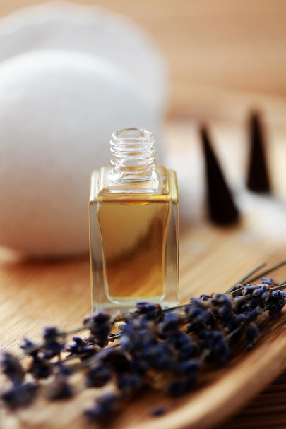 Lavender aromatherapy oil - Valokuva, kuva