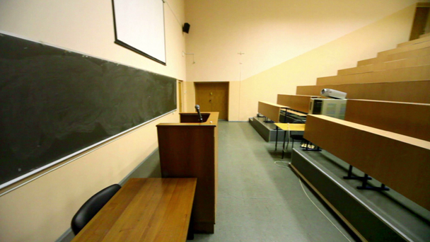 Empty lecture theater - Footage, Video