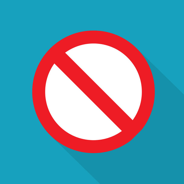 sinal de proibição icon- ilustração vetorial
 - Vetor, Imagem