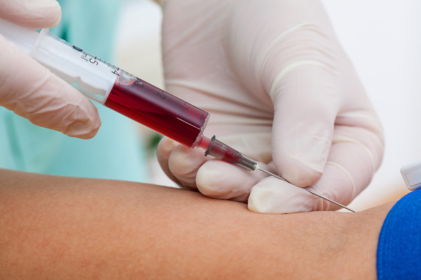 Taking blood samples - Foto, Imagem