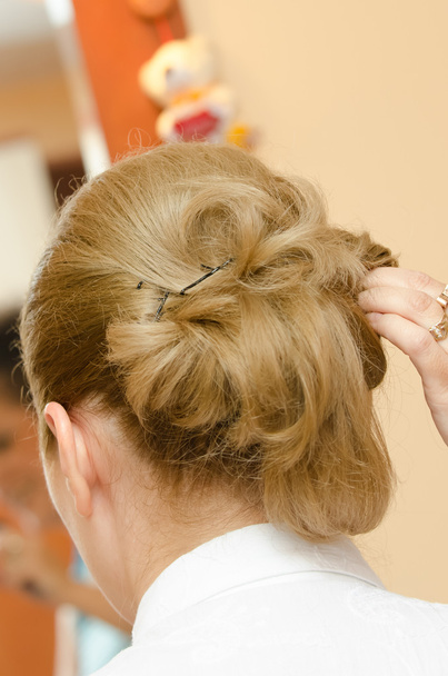 Blonde mariée coiffure
 - Photo, image