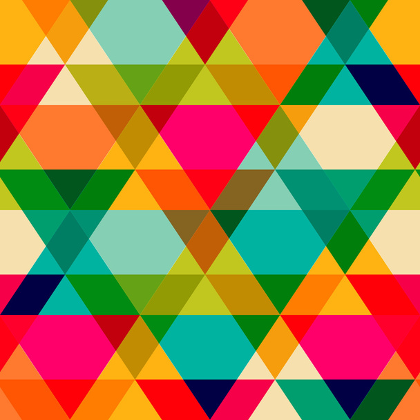Pattern of geometric shapes. Triangles.Texture with flow of spec - Вектор, зображення