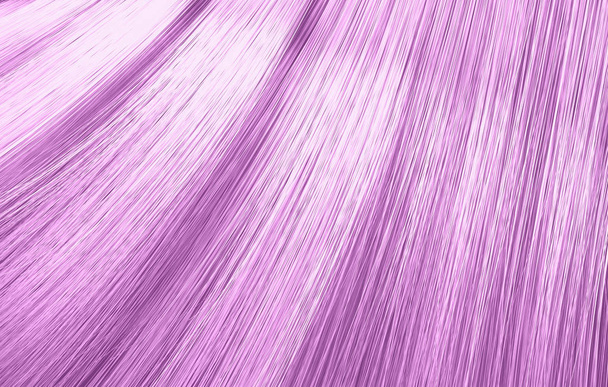 Ροζ μαλλιά φυσώντας κοντινό πλάνο - Φωτογραφία, εικόνα
