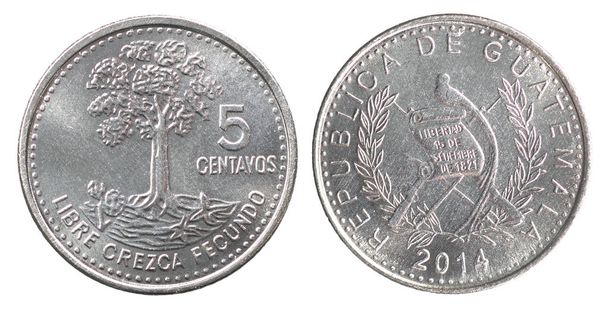 New Guatemalan Coin - Photo, Image