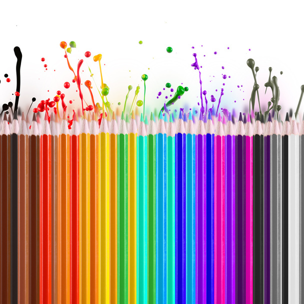 Colour pencils - 写真・画像