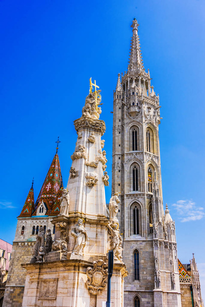 Mátyás-templom, a Várdombon, Budapest, Magyarország - Fotó, kép