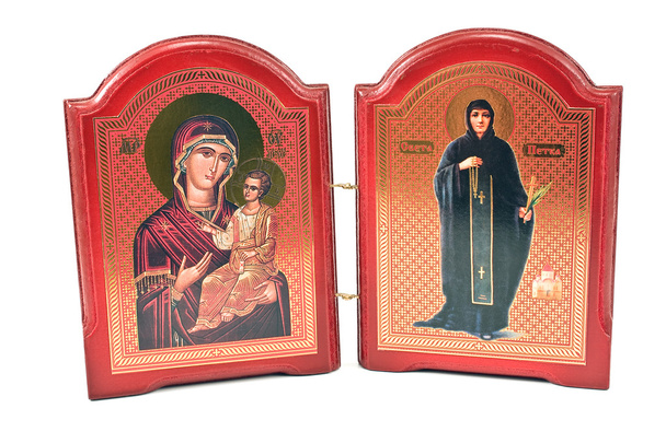 Icono ortodoxo tradicional de la Madre María
 - Foto, imagen
