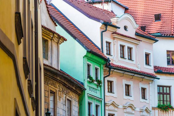 Historic architecture of downtown Prague, Czech Republic - 写真・画像