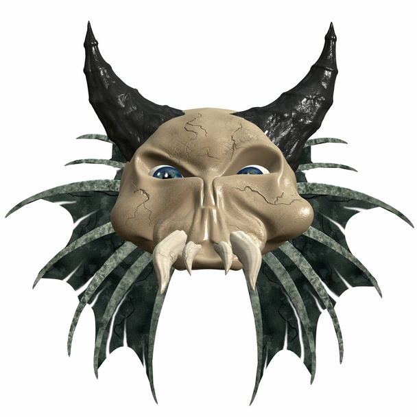 3D Fantasy Skull - Photo, image