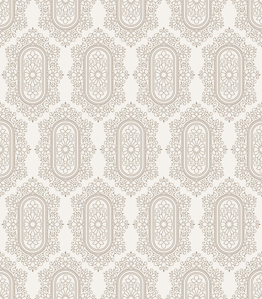 Floral seamless designer wallpaper - Διάνυσμα, εικόνα