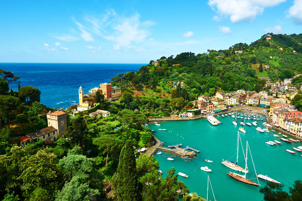Village de Portofino sur la côte ligure, Italie
 - Photo, image