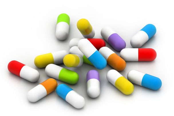 Pilules colorées
 - Photo, image