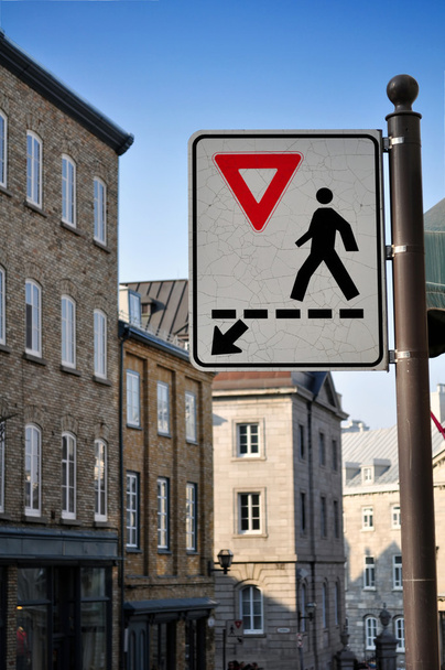Pedestrians crossing sign. - Photo, Image