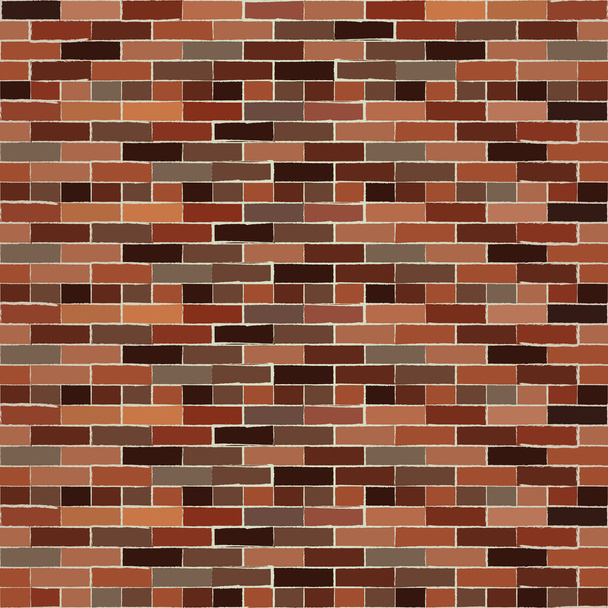 Dikişsiz brickwall arka plan - Vektör, Görsel