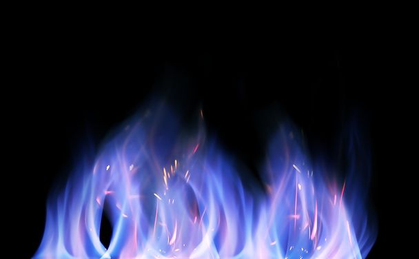 izolované plamen - Fotografie, Obrázek