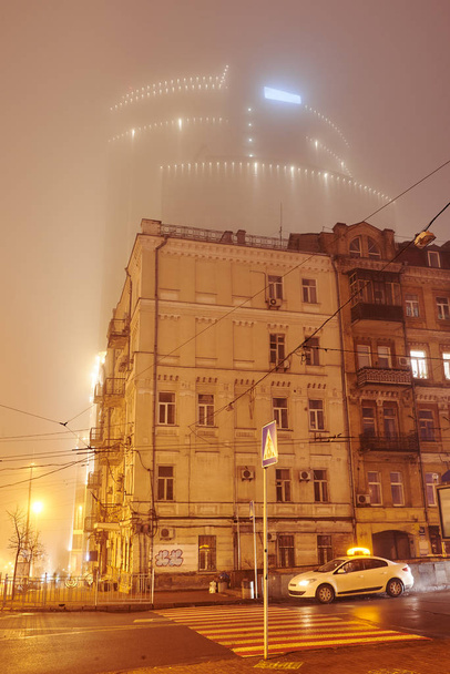 Kyjevské silnice v noci - Fotografie, Obrázek