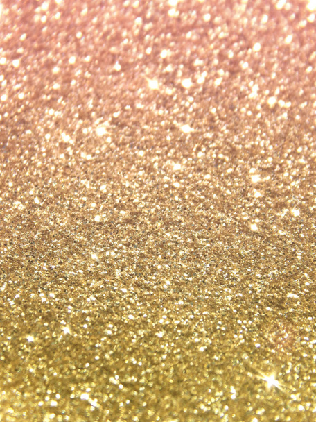 Blurry background with golden glitter in vintage colors - Photo, Image