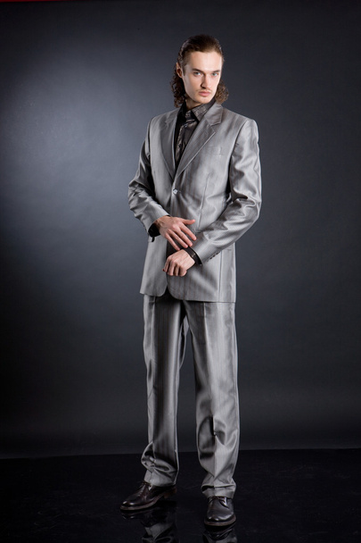 Young Man In Suit - Fotoğraf, Görsel
