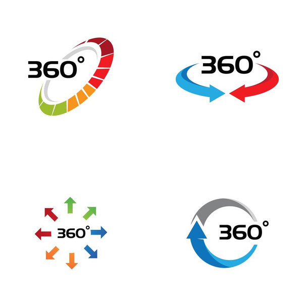 360stupňových pohled související vektorové ikony - Vektor, obrázek