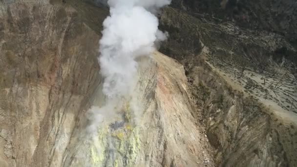 Natur Indonesiens, Vulkan Papandayan, Insel Java.  - Filmmaterial, Video