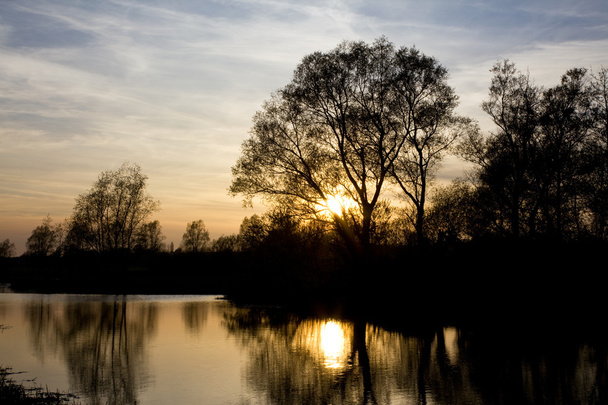 ποταμού ηλιοβασίλεμα 2 - Φωτογραφία, εικόνα