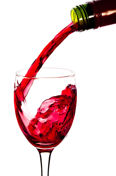 kırmızı şarap ve şenlikli - Fotoğraf, Görsel