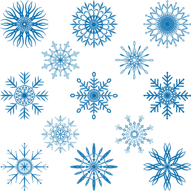Snowflakes Vector Set - Vector, Image