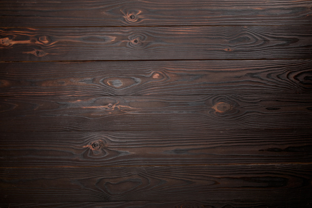 bovenaanzicht van bruin houten oppervlak met Kopieer ruimte - Foto, afbeelding