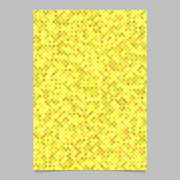 Шаблон геометричної брошури жовтого візерунка
 - Вектор, зображення
