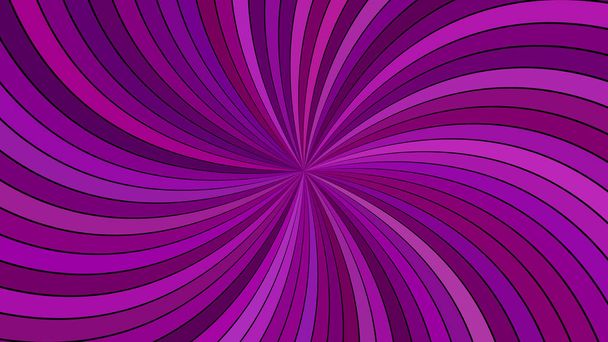 lila abstrakte psychedelische Spiralstreifen Hintergrund - Vektor, Bild
