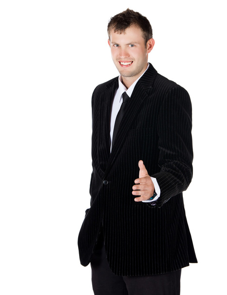 Handsome caucasian businessman - Фото, изображение