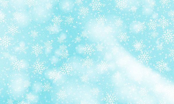 Falling snow background. Vector illustration - Vector, Image