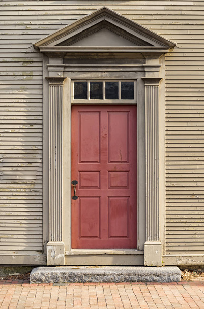 Haustür eines Hauses in Portsmouth nh - Foto, Bild