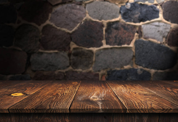 fond de table en bois vide - Photo, image