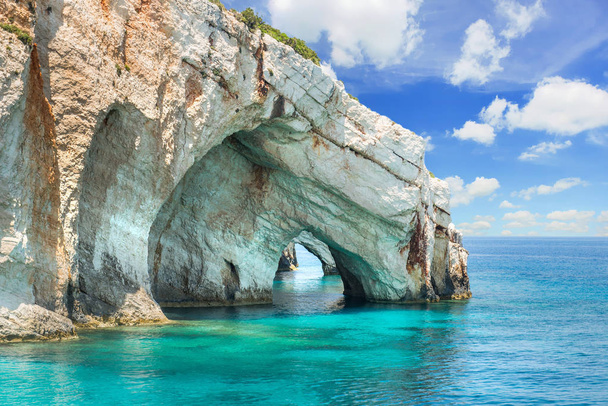 Blue caves on Zakynthos island - Greece - Photo, Image